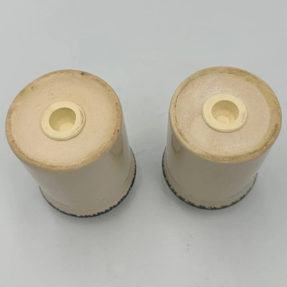 Stoneware Birdhouse Salt Pepper Shakers Set Pottery Country‎ Farmhouse Decor